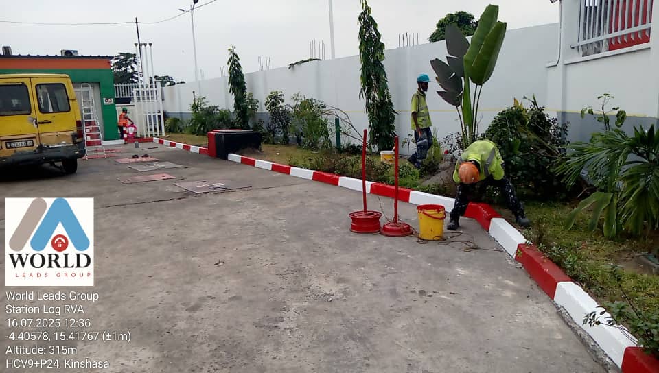 Station RVA - Pendant les travaux de rafraîchissement